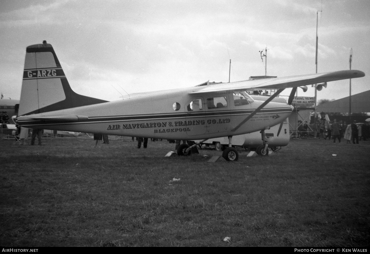 Aircraft Photo of G-ARZG | Aermacchi AL-60B-1 Santa Maria | Air Navigation & Trading Co. Ltd. Blackpool | AirHistory.net #310083