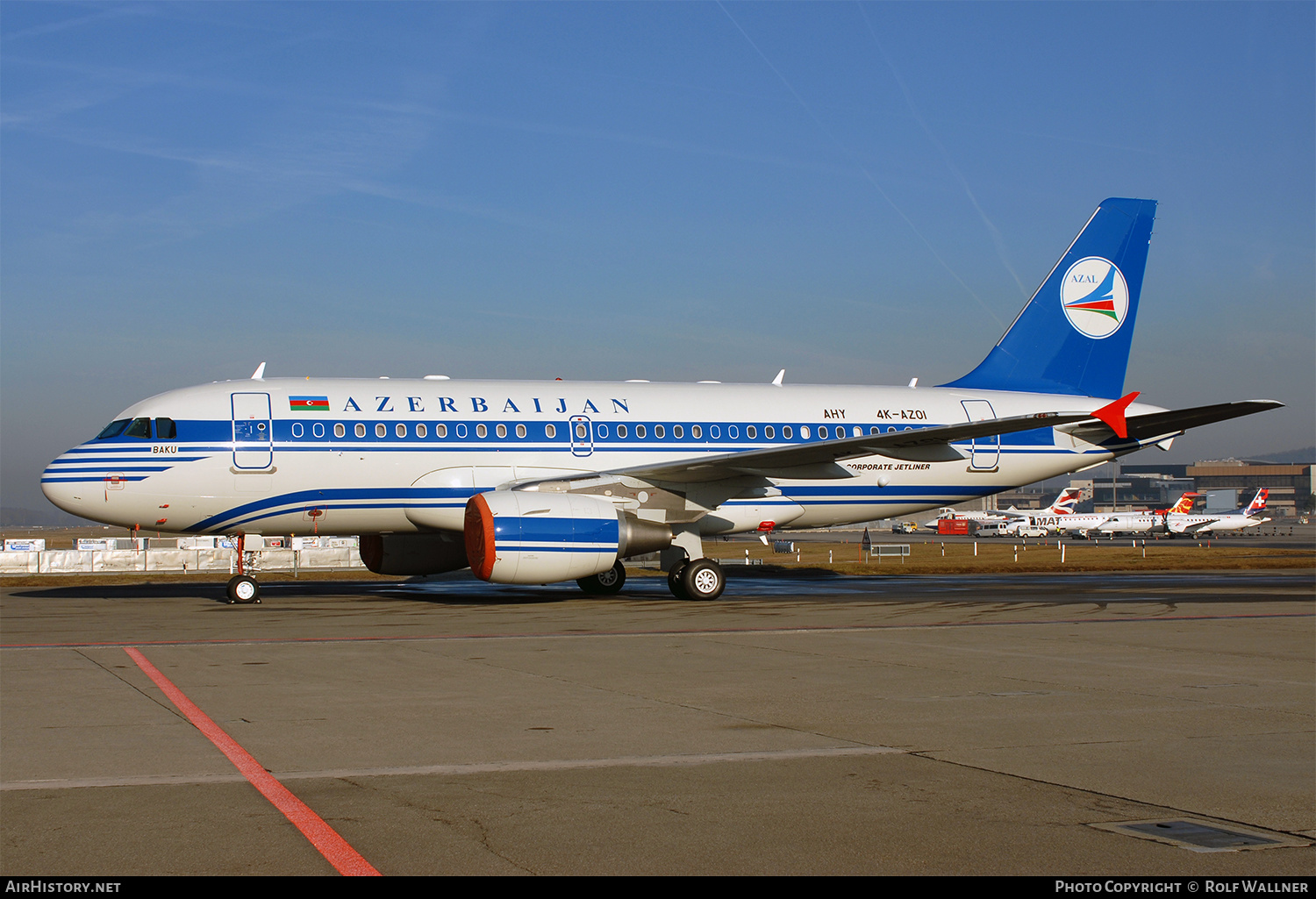 Aircraft Photo of 4K-AZ01 | Airbus ACJ319 (A319-115/CJ) | Azerbaijan Government | Azerbaijan Airlines - AZAL - AHY | AirHistory.net #310161