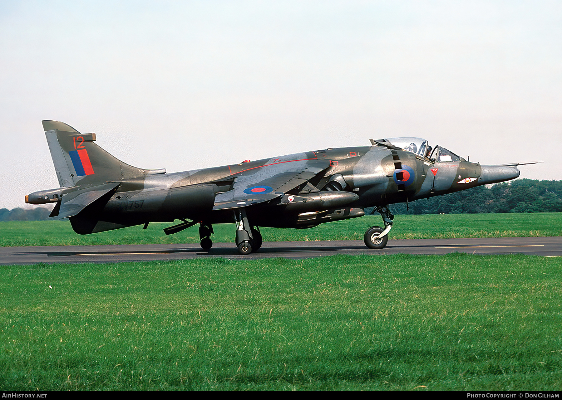 Aircraft Photo of XV757 | Hawker Siddeley Harrier GR3 | UK - Air Force | AirHistory.net #310185