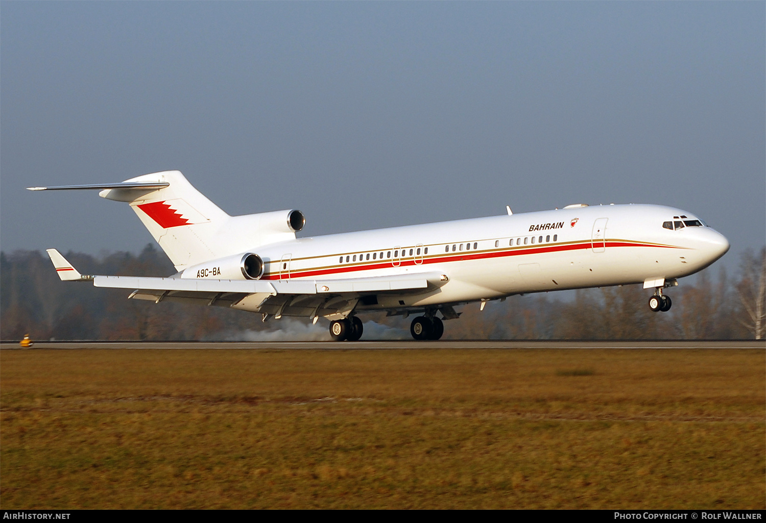 Aircraft Photo of A9C-BA | Boeing 727-2M7/Adv(RE) Super 27 | Bahrain Royal Flight | AirHistory.net #310186