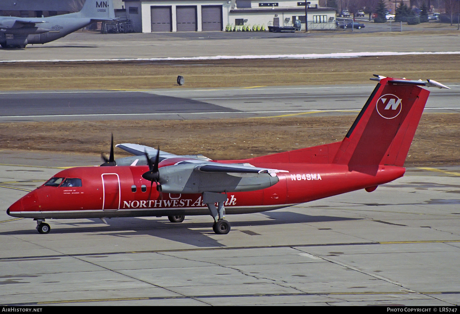 Aircraft Photo of N849MA | De Havilland Canada DHC-8-102A Dash 8 | Northwest Airlink | AirHistory.net #310198