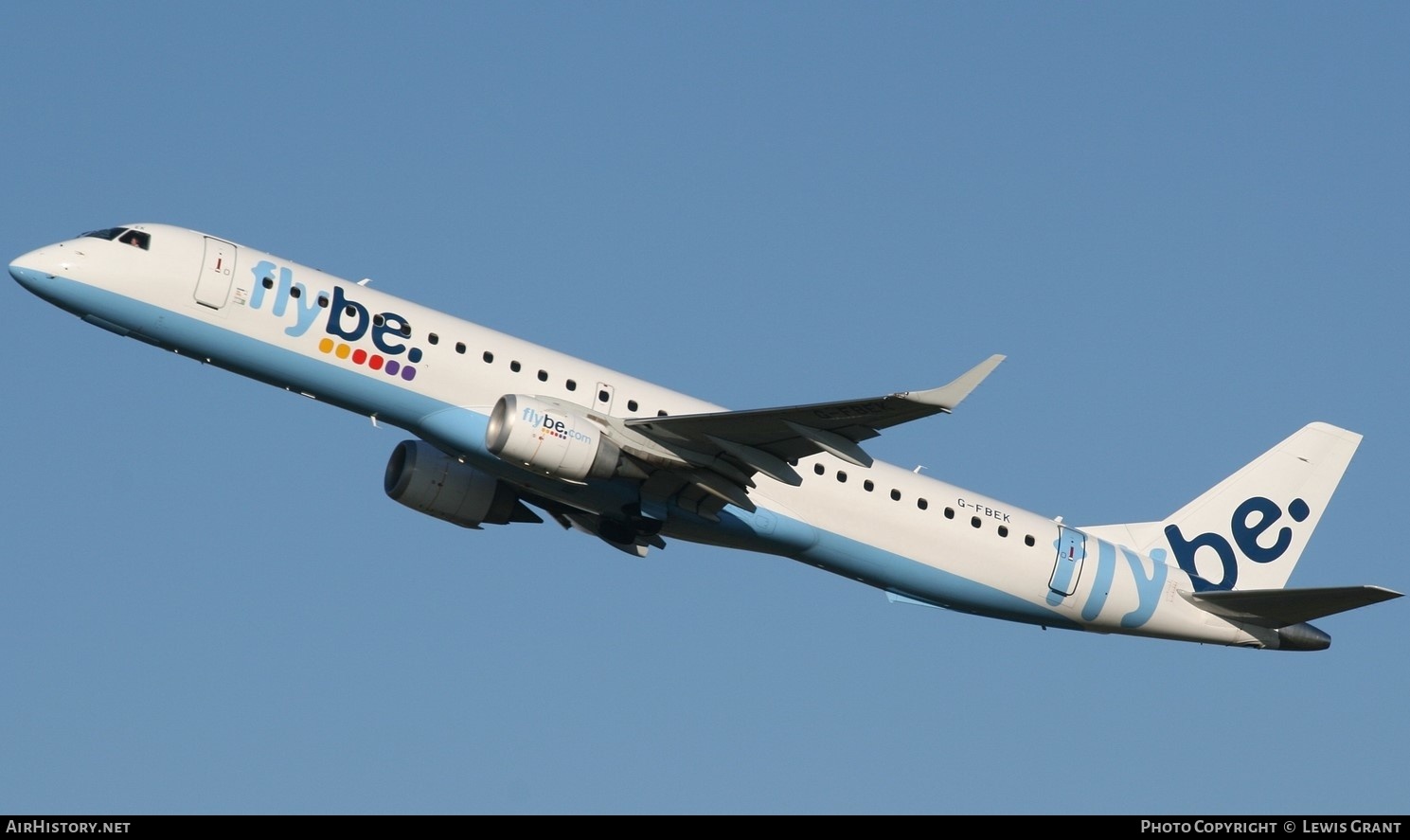 Aircraft Photo of G-FBEK | Embraer 195LR (ERJ-190-200LR) | Flybe | AirHistory.net #310203