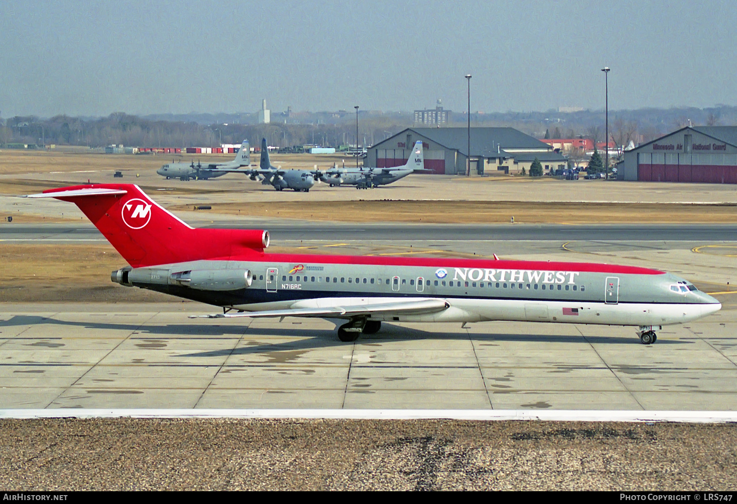 Aircraft Photo of N716RC | Boeing 727-2S7/Adv | Northwest Airlines | AirHistory.net #310212