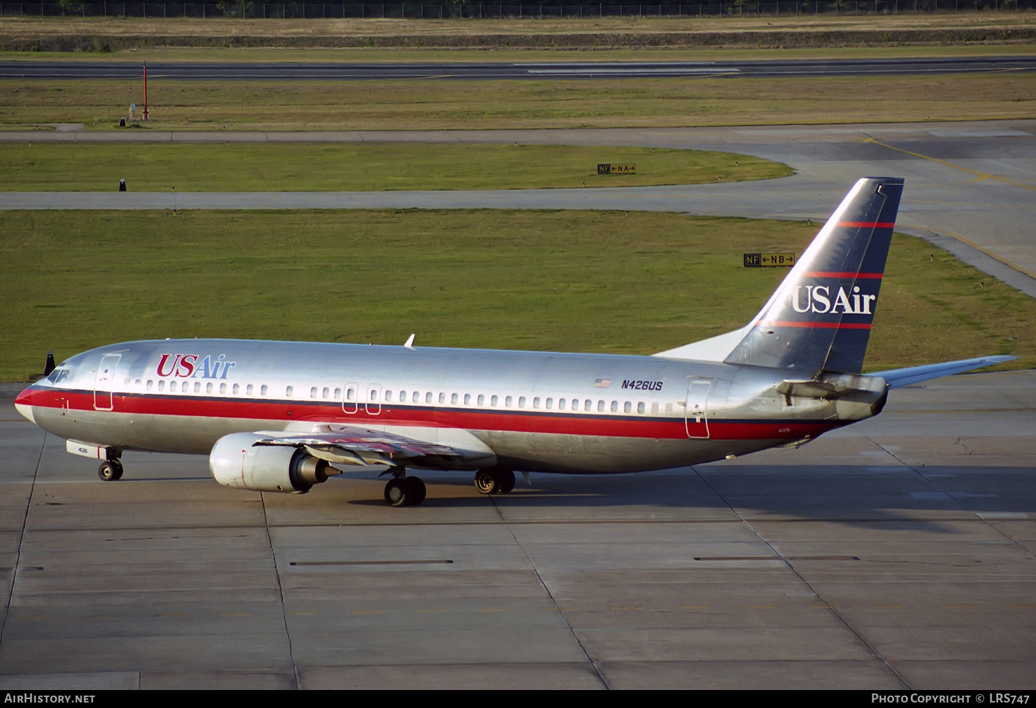 Aircraft Photo of N426US | Boeing 737-4B7 | USAir | AirHistory.net #310229