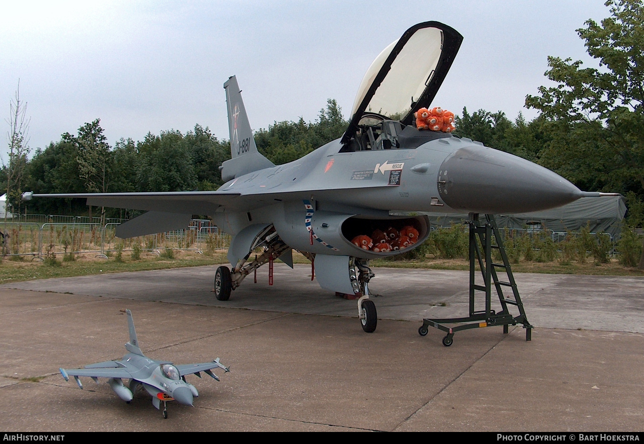 Aircraft Photo of J-881 | General Dynamics F-16AM Fighting Falcon | Netherlands - Air Force | AirHistory.net #310246