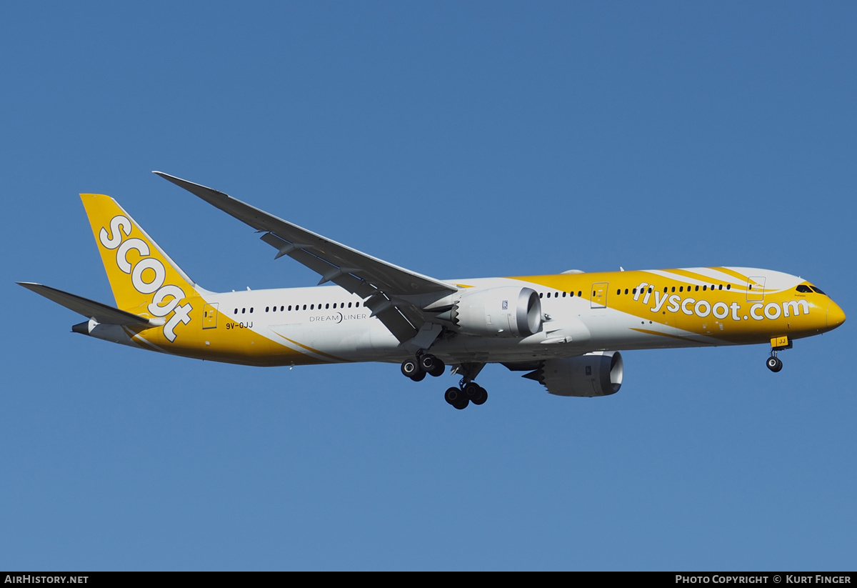 Aircraft Photo of 9V-OJJ | Boeing 787-9 Dreamliner | Scoot | AirHistory.net #310273