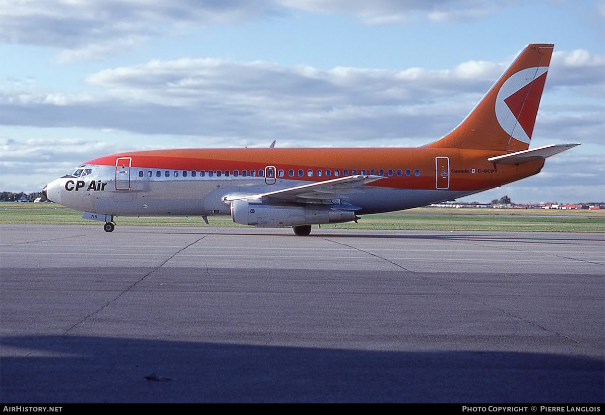 Aircraft Photo of C-GCPT | Boeing 737-217/Adv | CP Air | AirHistory.net #310280