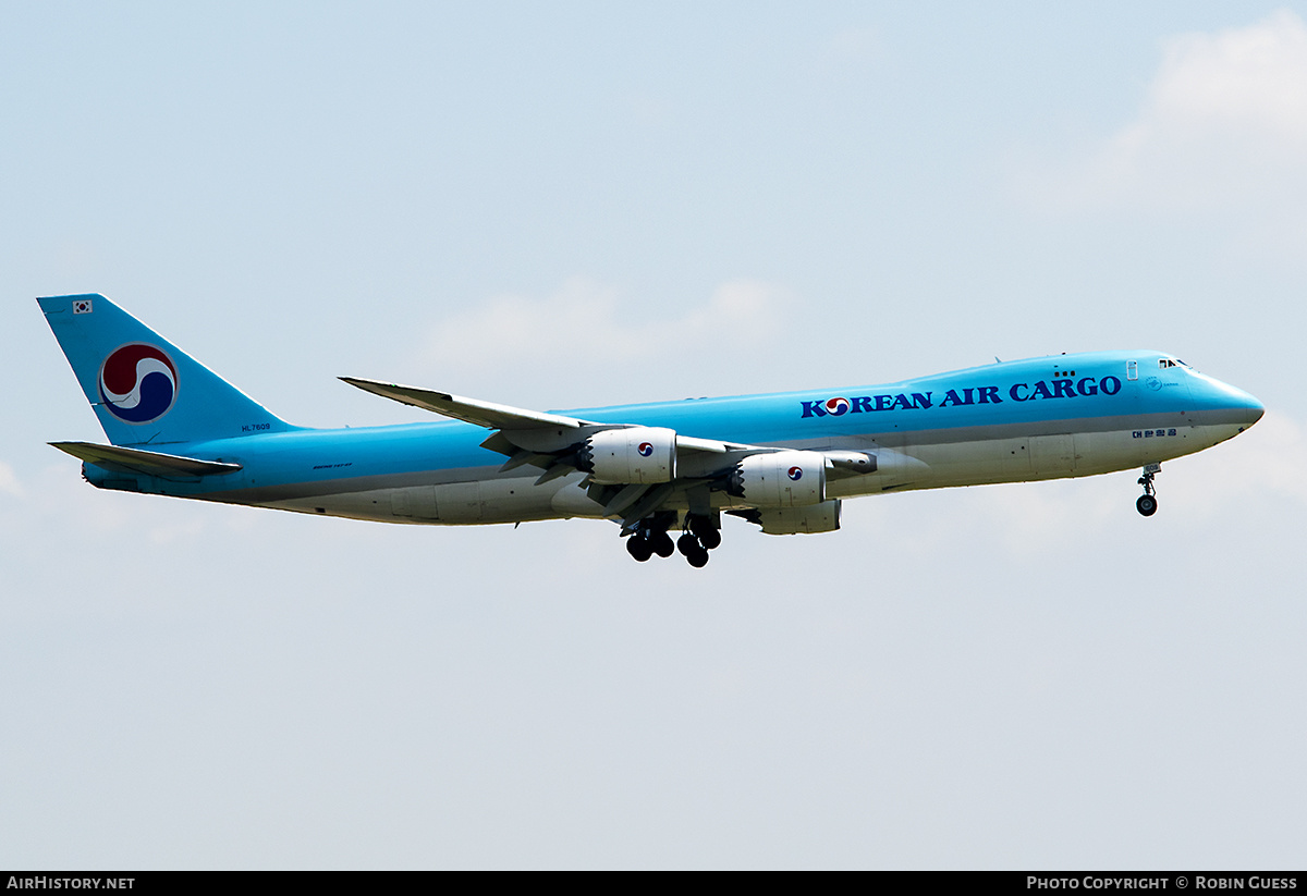Aircraft Photo of HL7609 | Boeing 747-8HTF/SCD | Korean Air Cargo | AirHistory.net #310297