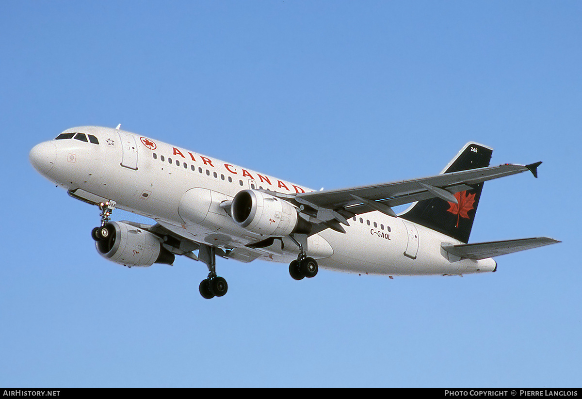 Aircraft Photo of C-GAQL | Airbus A319-114 | Air Canada | AirHistory.net #310308