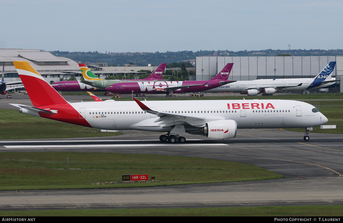 Aircraft Photo of F-WZNK | Airbus A350-941 | Iberia | AirHistory.net #310341