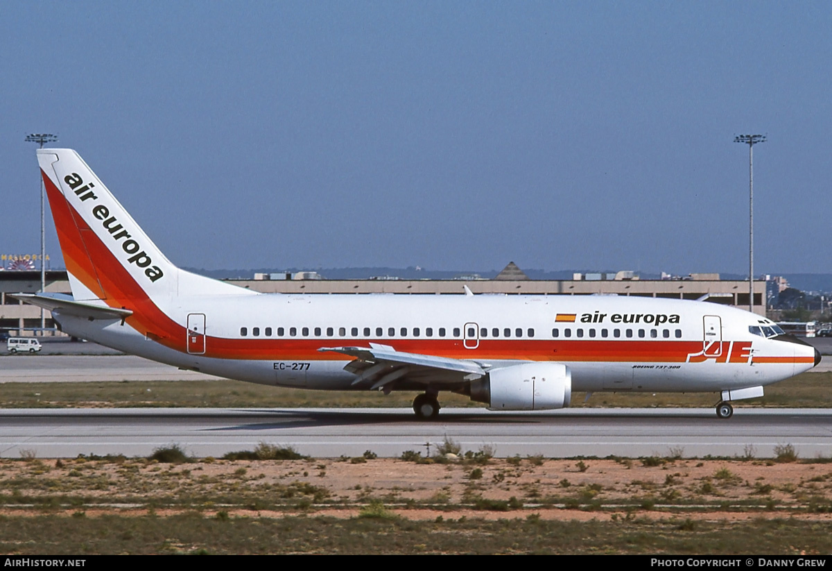Aircraft Photo of EC-277 | Boeing 737-3S3 | Air Europa | AirHistory.net #310351