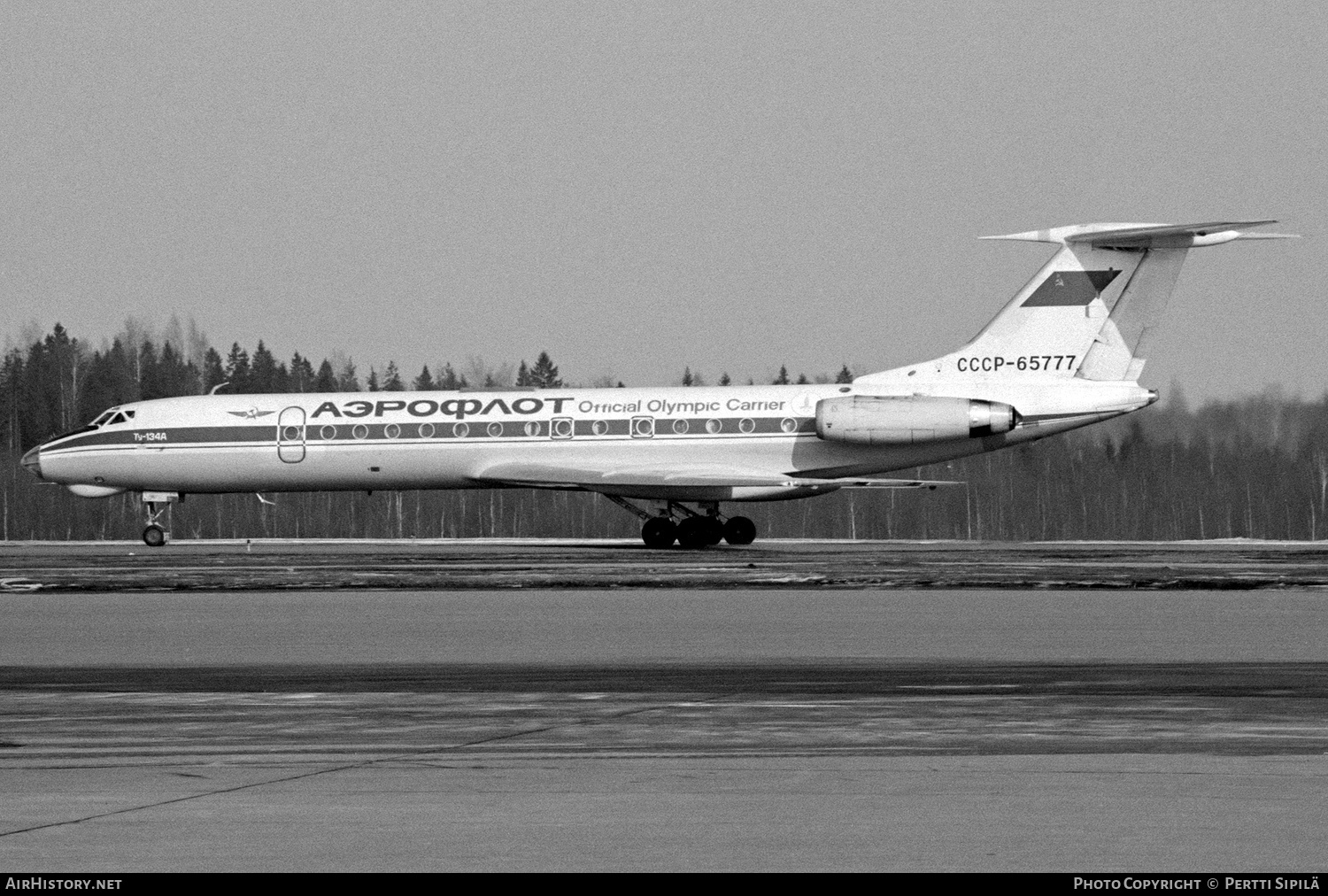 Aircraft Photo of CCCP-65777 | Tupolev Tu-134A | Aeroflot | AirHistory.net #310371
