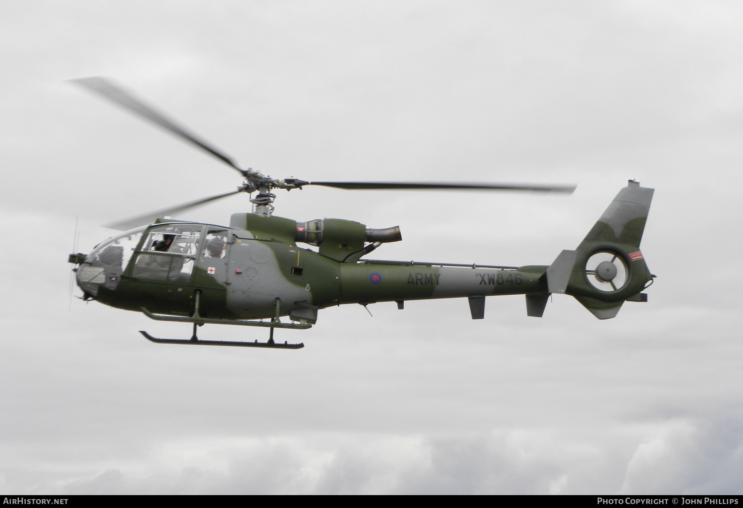 Aircraft Photo of XW846 | Aerospatiale SA-341B Gazelle AH1 | UK - Army | AirHistory.net #310373