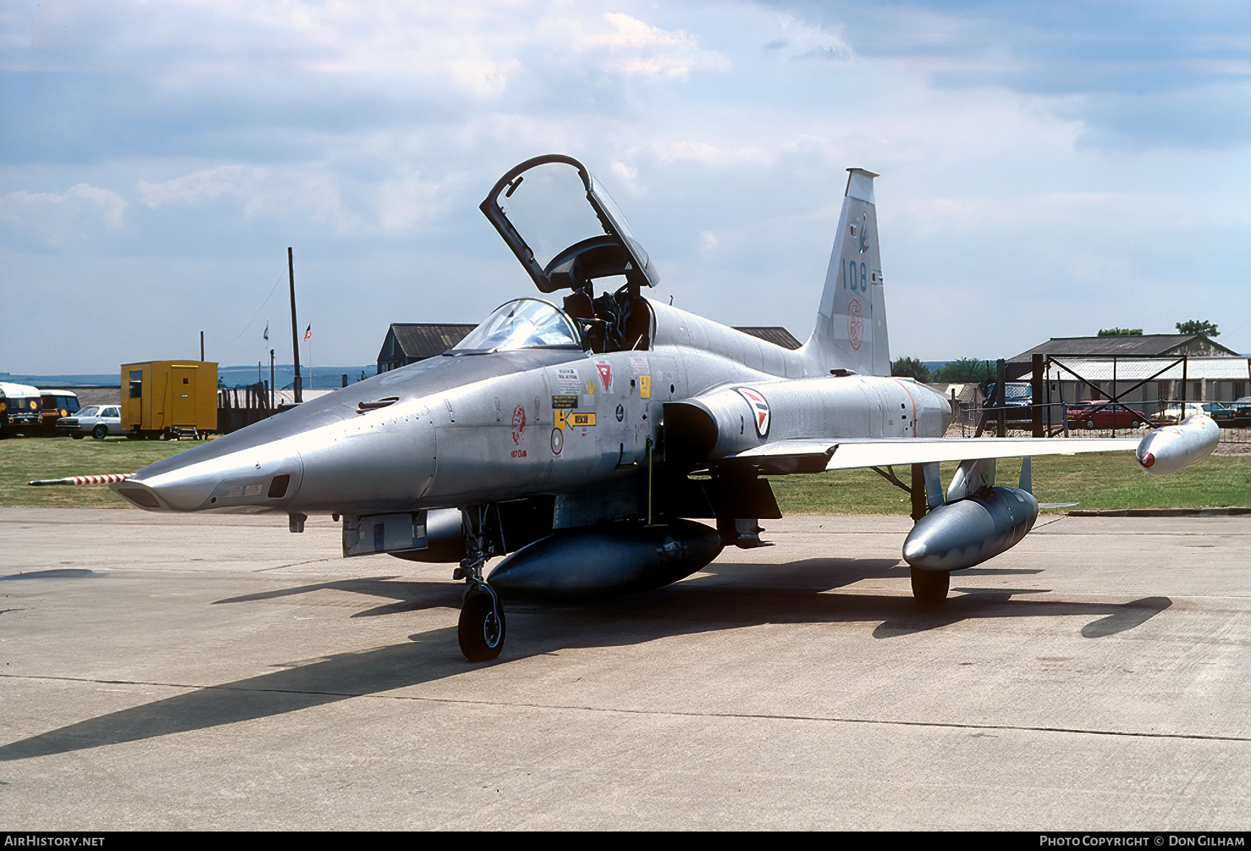 Aircraft Photo of 108 | Northrop RF-5A(G) Freedom Fighter | Norway - Air Force | AirHistory.net #310407