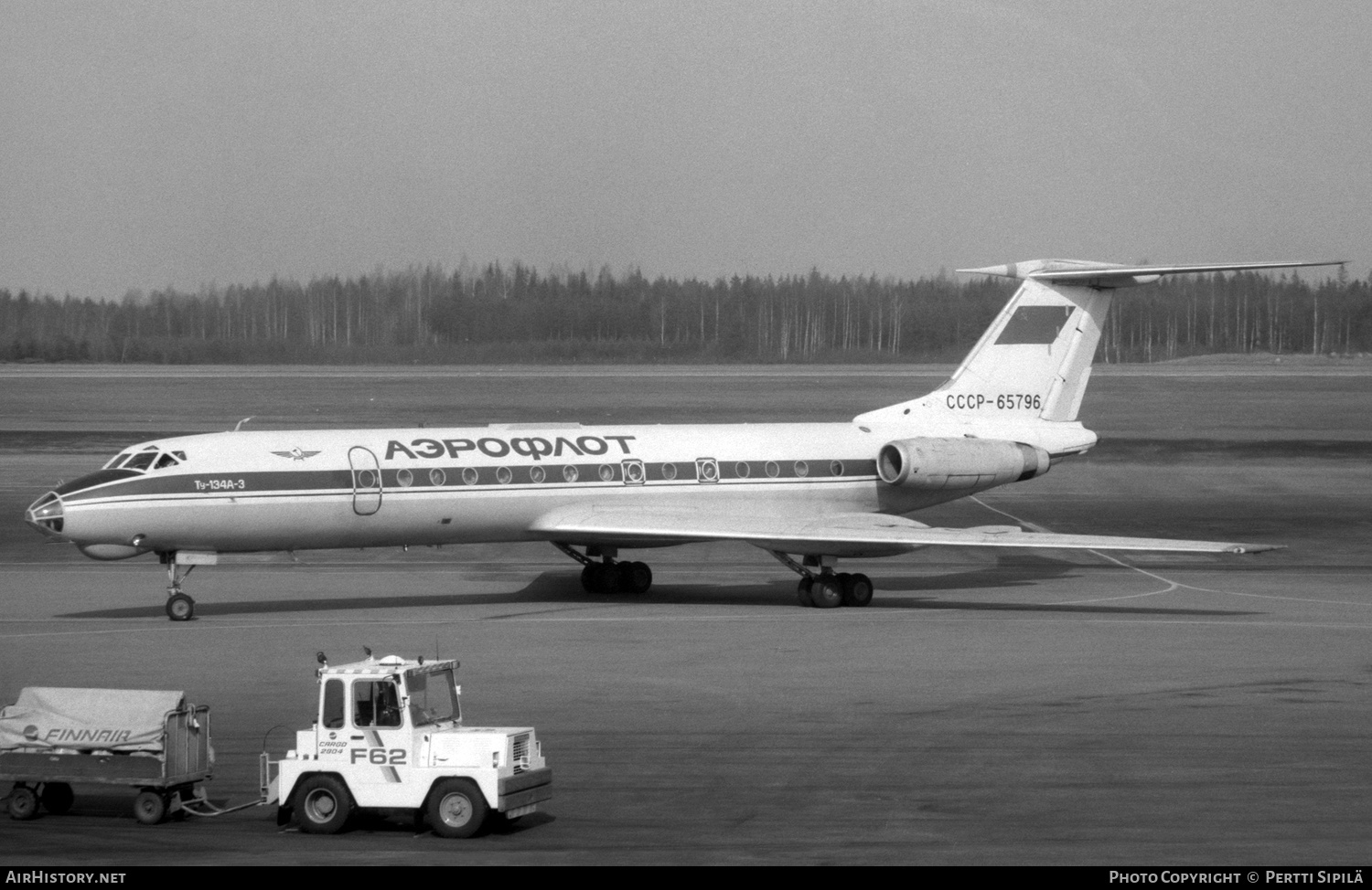 Aircraft Photo of CCCP-65796 | Tupolev Tu-134A-3 | Aeroflot | AirHistory.net #310410