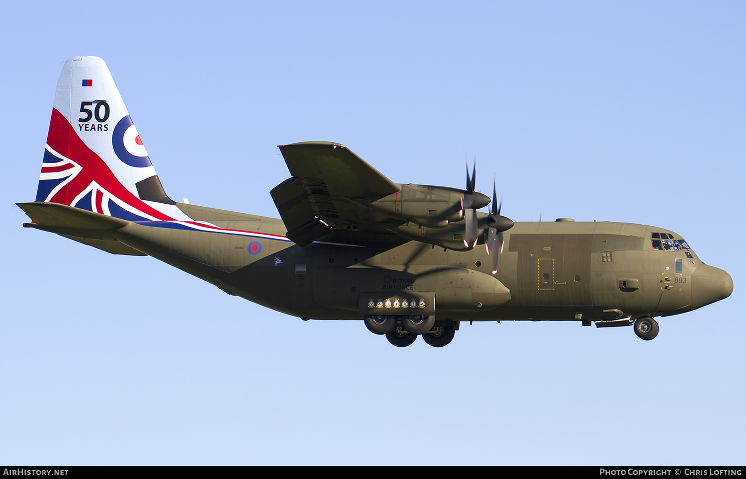 Aircraft Photo of ZH883 | Lockheed Martin C-130J Hercules C5 | UK - Air Force | AirHistory.net #310429