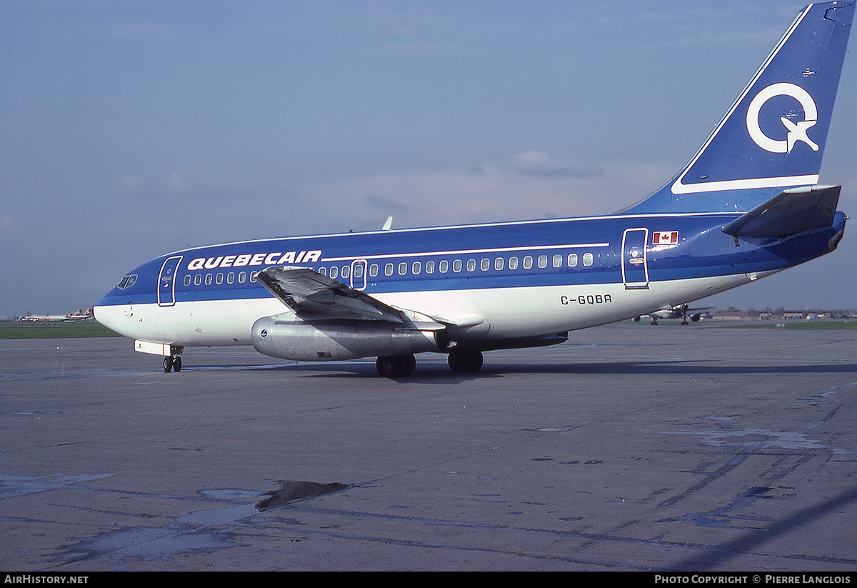 Aircraft Photo of C-GQBA | Boeing 737-296/Adv | Quebecair | AirHistory.net #310456