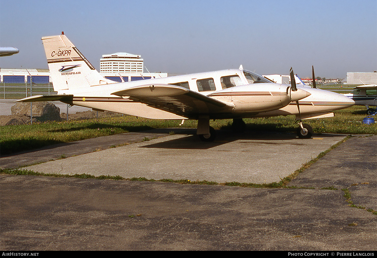 Aircraft Photo of C-GKPR | Piper PA-34-200T Seneca II | Hemisph-Air | AirHistory.net #310487