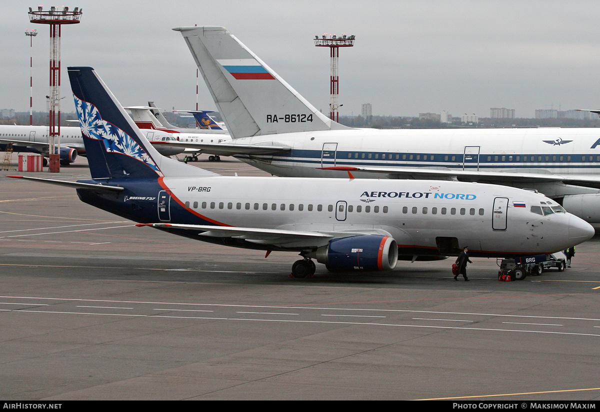Aircraft Photo of VP-BRG | Boeing 737-53C | Aeroflot Nord | AirHistory.net #310502