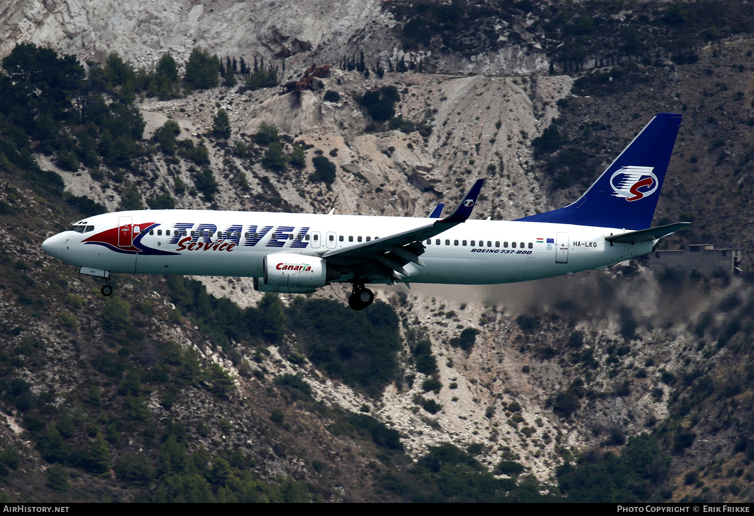 Aircraft Photo of HA-LKG | Boeing 737-8CX | Travel Service | AirHistory.net #310523