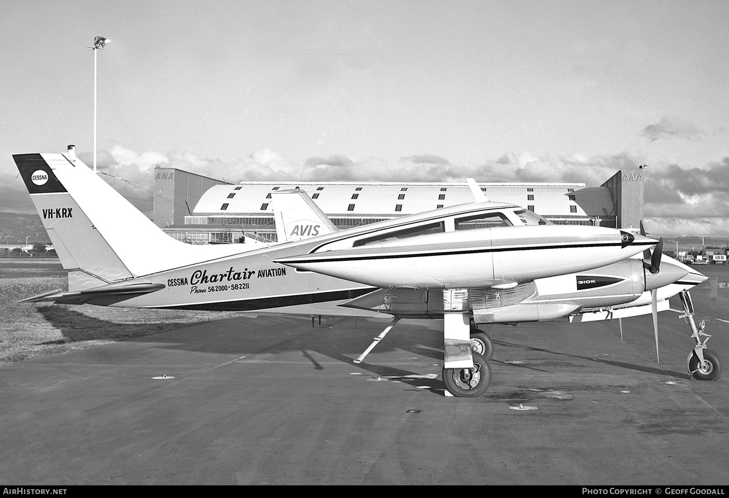 Aircraft Photo of VH-KRX | Cessna 310K | Chartair | AirHistory.net #310533