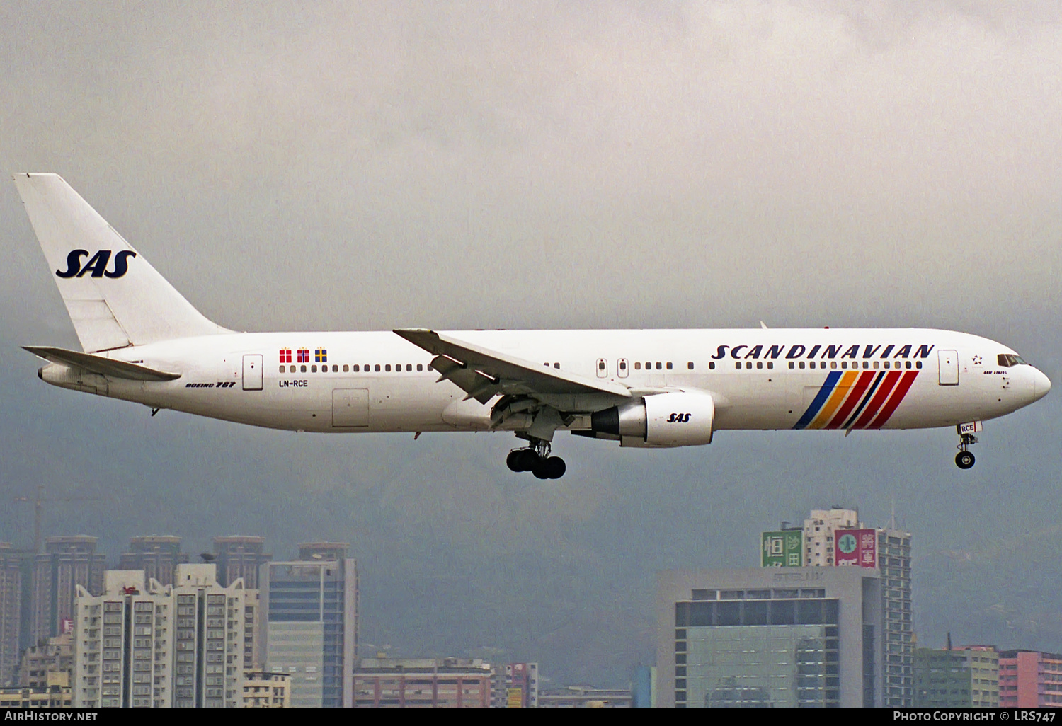 Aircraft Photo of LN-RCE | Boeing 767-383/ER | Scandinavian Airlines - SAS | AirHistory.net #310663