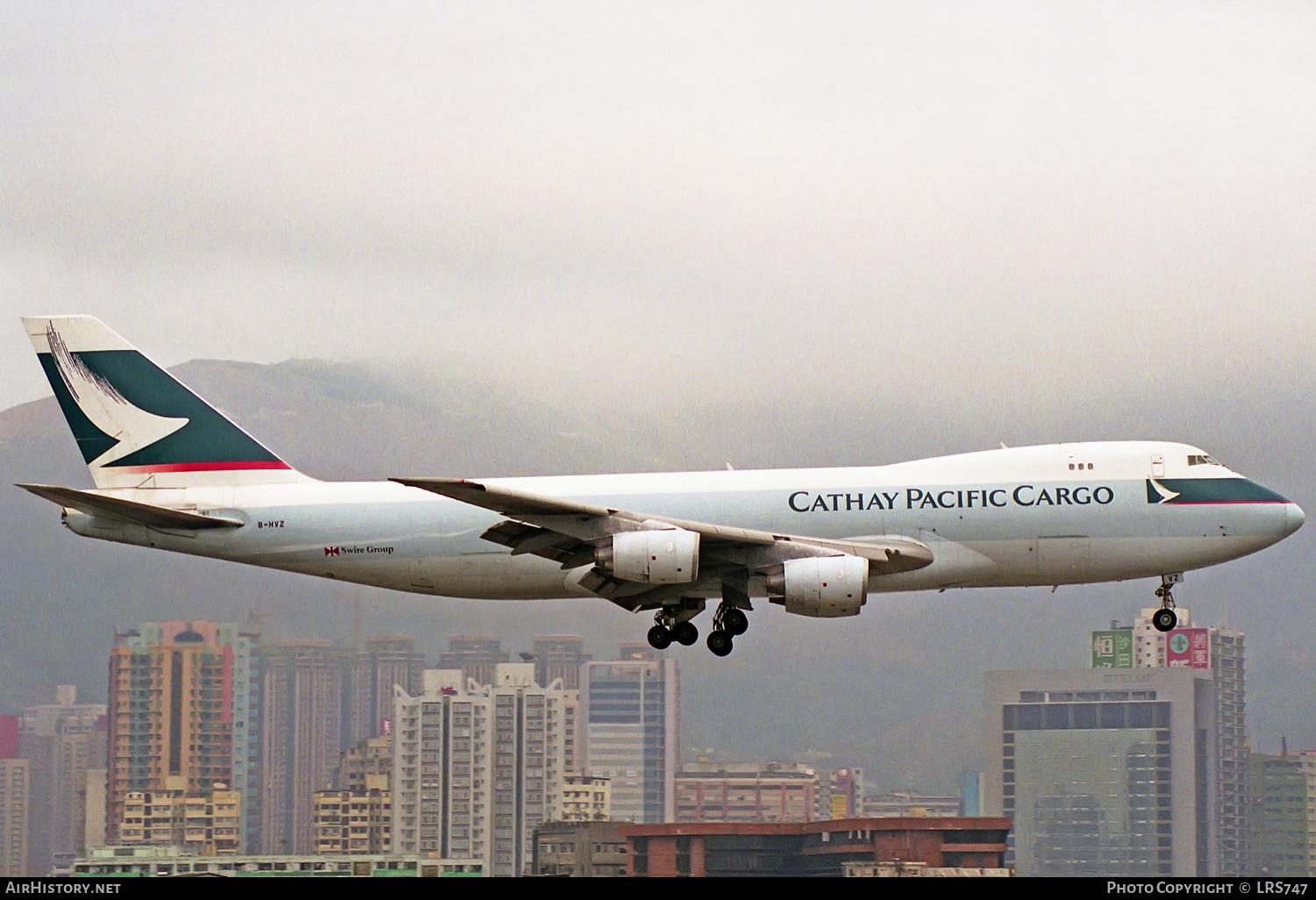 Aircraft Photo of B-HVZ | Boeing 747-267F/SCD | Cathay Pacific Airways Cargo | AirHistory.net #310673
