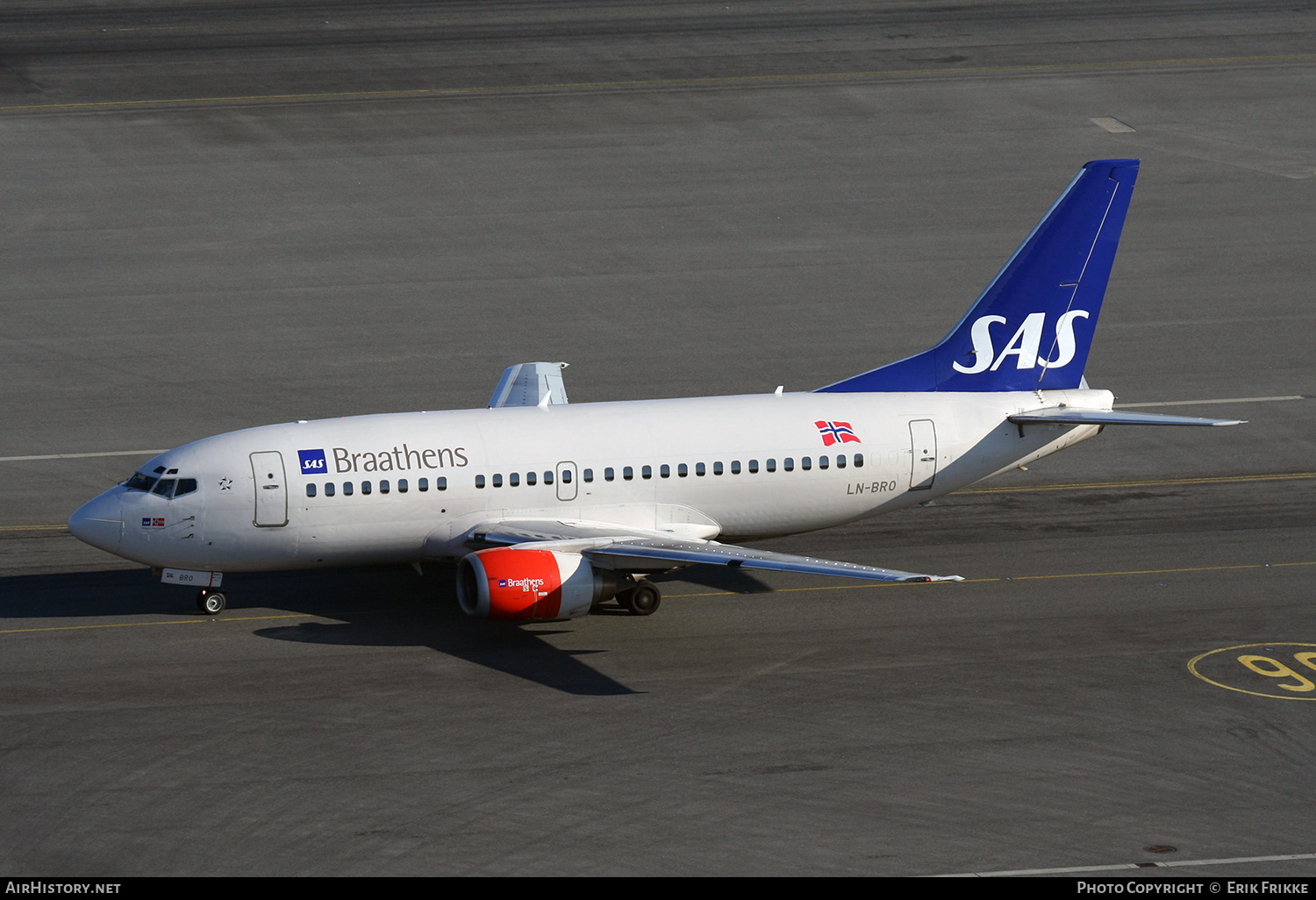 Aircraft Photo of LN-BRO | Boeing 737-505 | SAS Braathens | AirHistory.net #310707