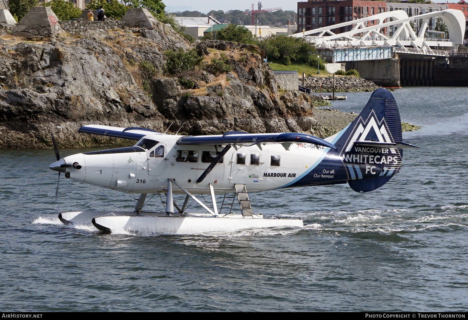 Aircraft Photo of C-GHAZ | Vazar DHC-3T Turbine Otter | Harbour Air | AirHistory.net #310713