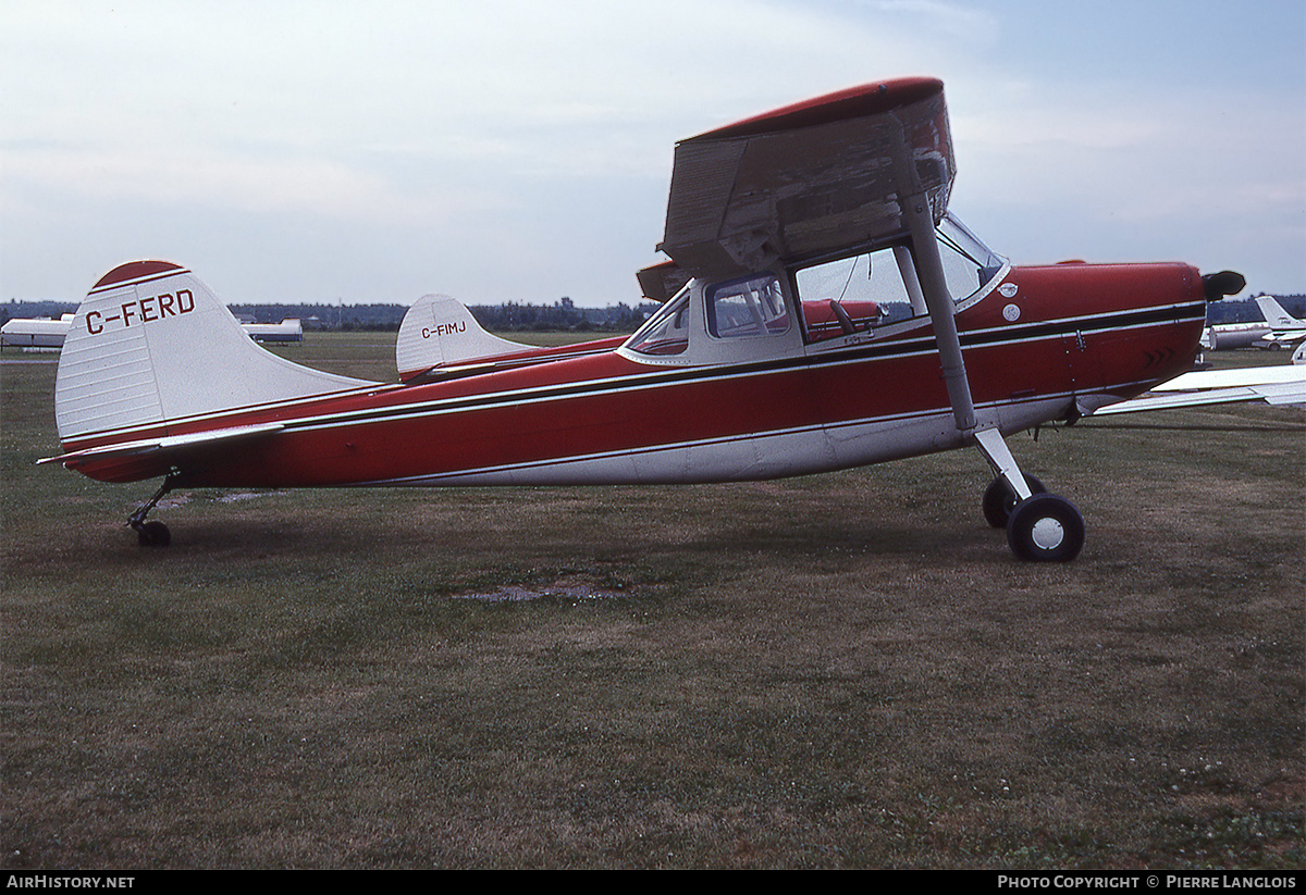 Aircraft Photo of C-FERD | Cessna O-1A Bird Dog | Montreal Soaring Club - Club de Vol à Voile de Montréal | AirHistory.net #310714