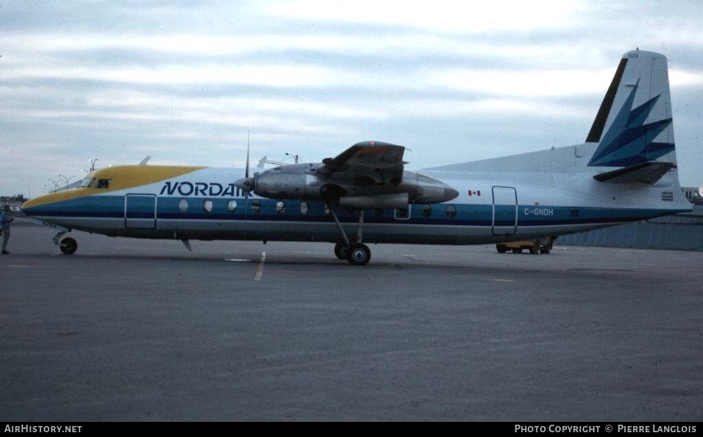 Aircraft Photo of C-GNDH | Fairchild Hiller FH-227B | Nordair | AirHistory.net #310722