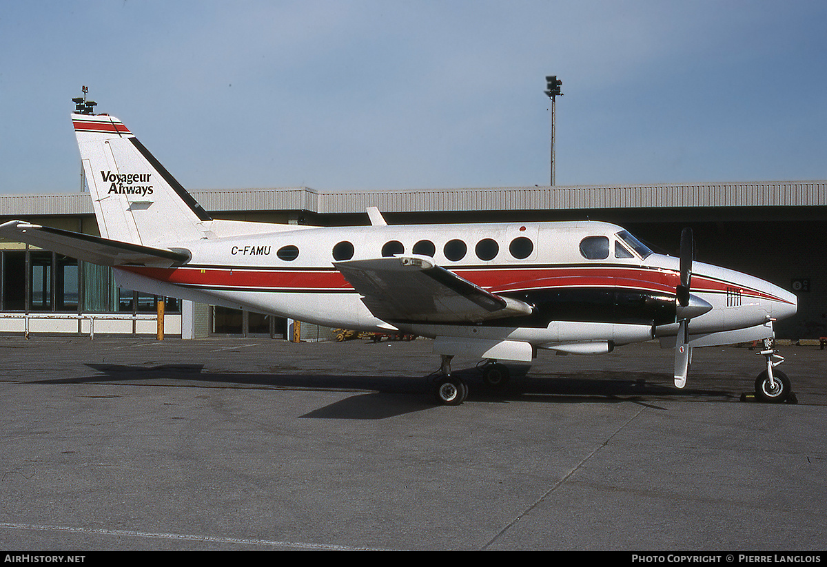 Aircraft Photo of C-FAMU | Beech A100 King Air | Voyageur Airways | AirHistory.net #310797