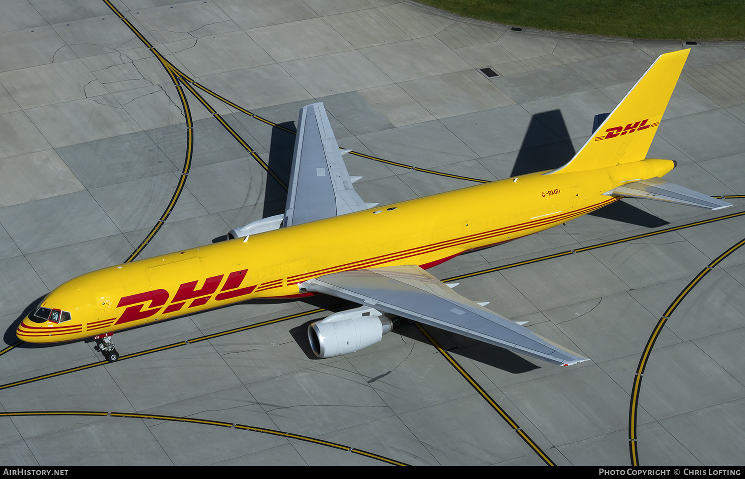 Aircraft Photo of G-BMRI | Boeing 757-236 | DHL International | AirHistory.net #310803
