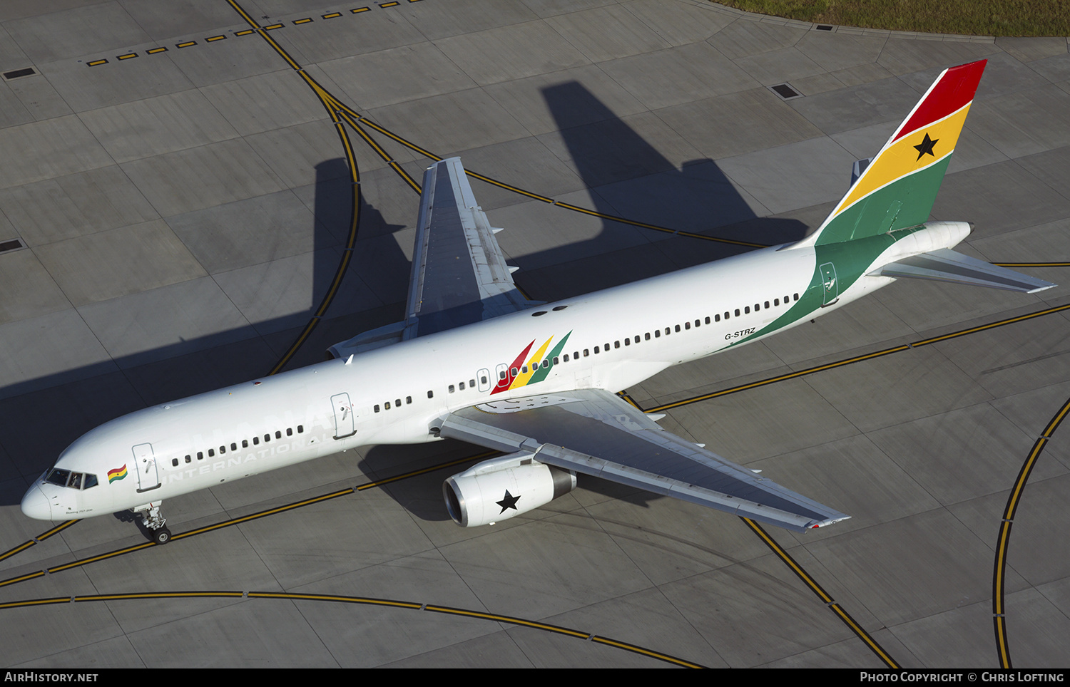 Aircraft Photo of G-STRZ | Boeing 757-258 | Ghana International Airlines | AirHistory.net #310816