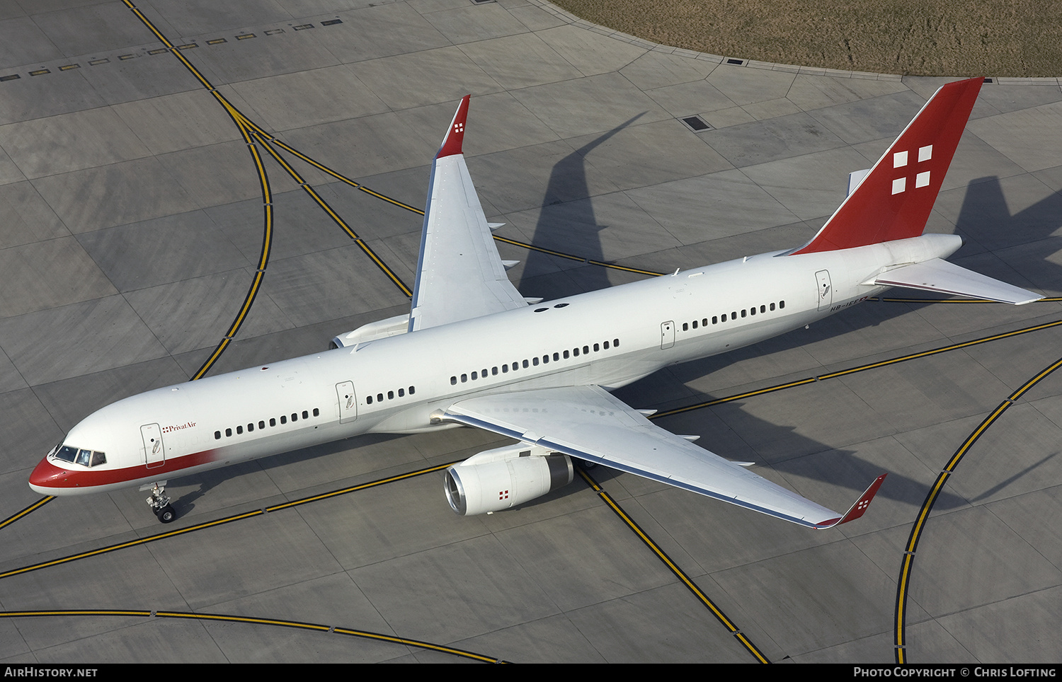 Aircraft Photo of HB-IEE | Boeing 757-23A | PrivatAir | AirHistory.net #310818