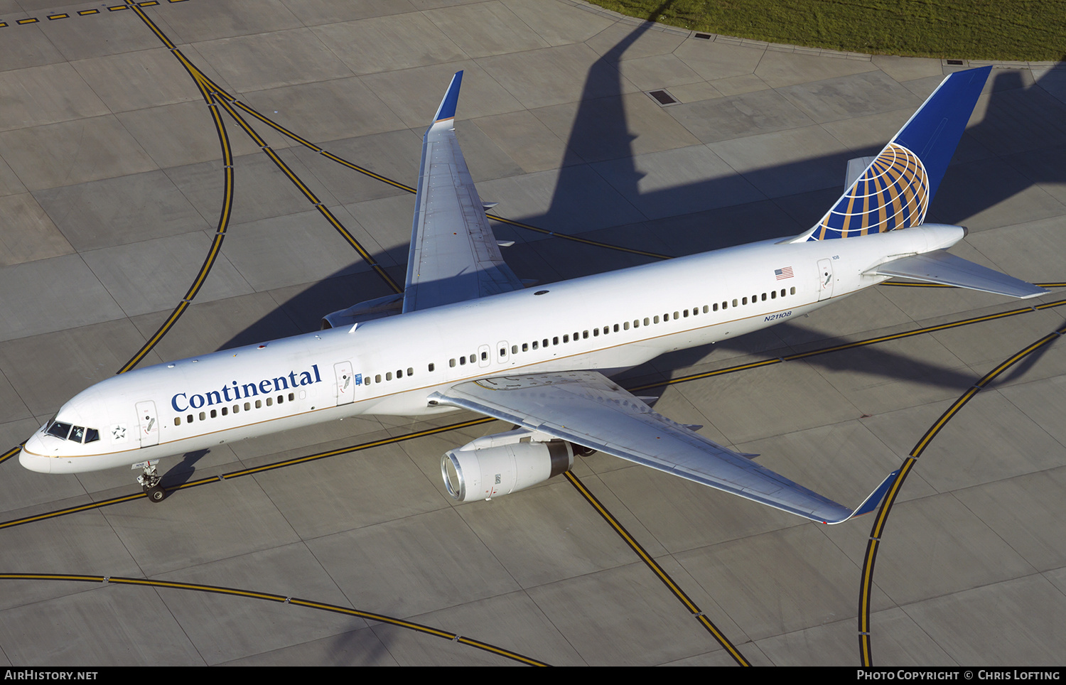 Aircraft Photo of N21108 | Boeing 757-224 | Continental Airlines | AirHistory.net #310825