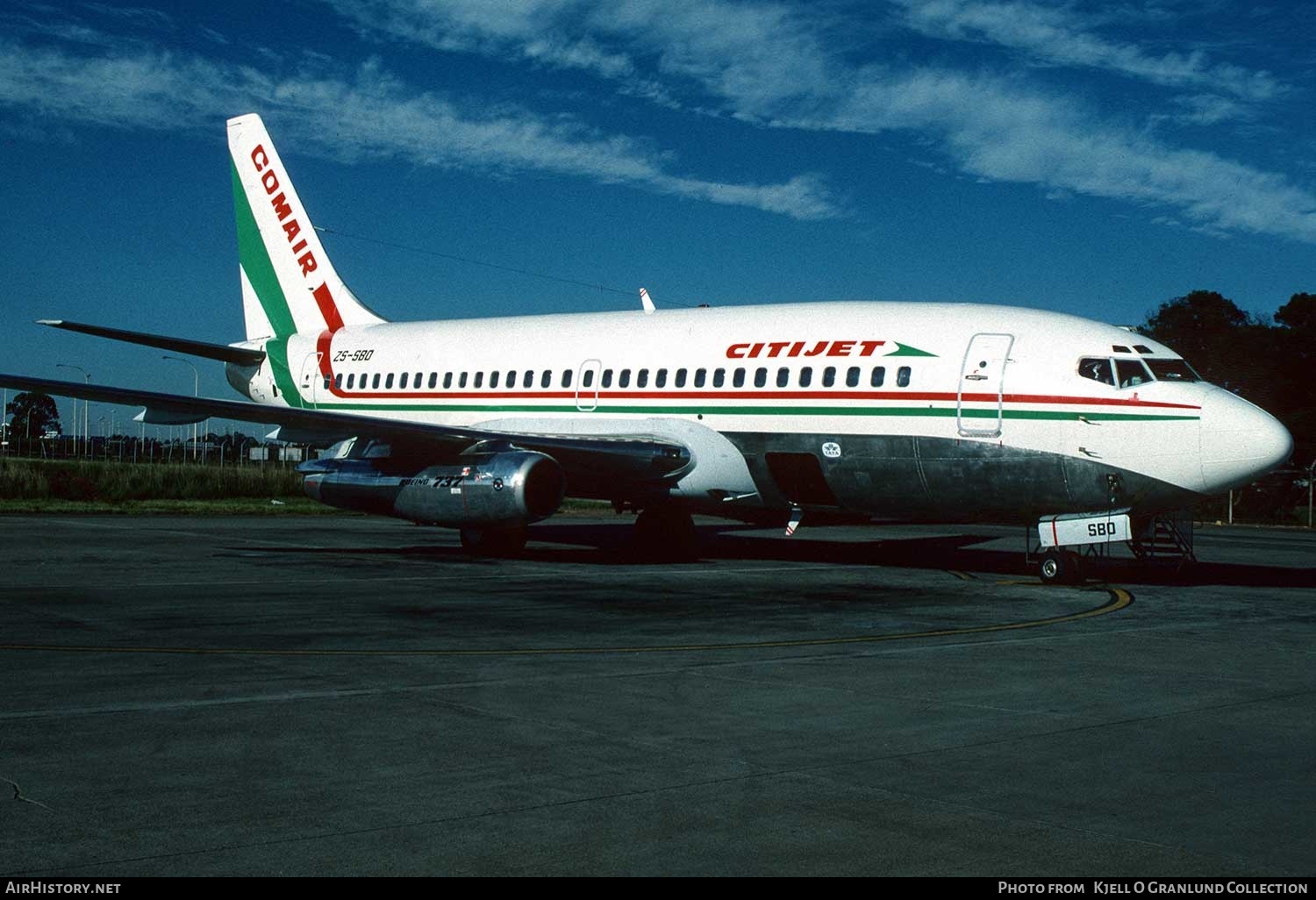 Aircraft Photo of ZS-SBO | Boeing 737-244 | Citijet | AirHistory.net #310888