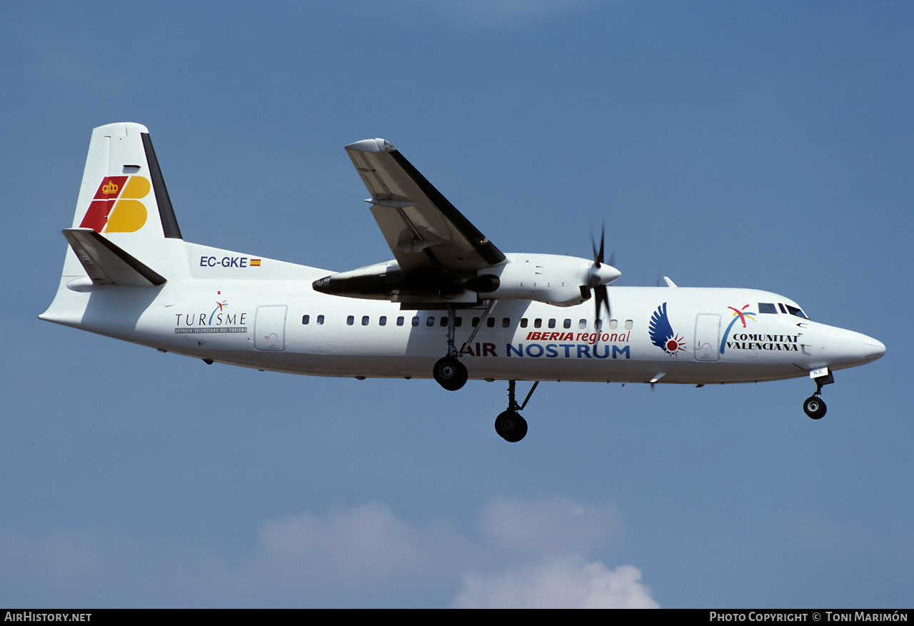 Aircraft Photo of EC-GKE | Fokker 50 | Air Nostrum | AirHistory.net #310892