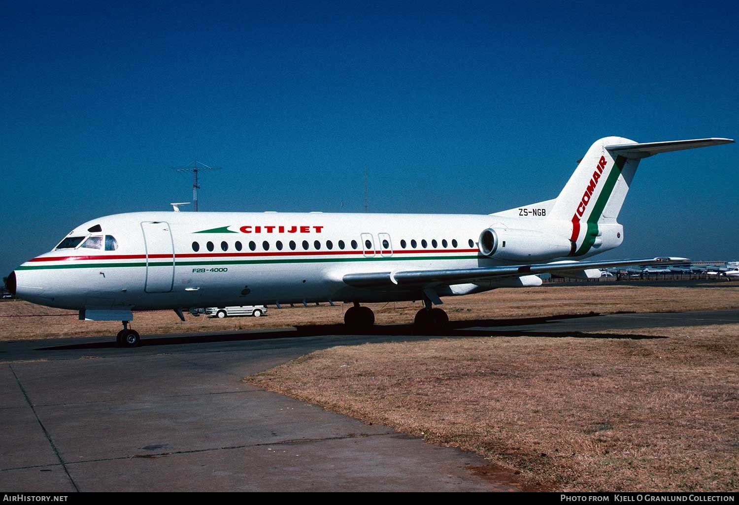 Aircraft Photo of ZS-NGB | Fokker F28-4000 Fellowship | Citijet | AirHistory.net #310906