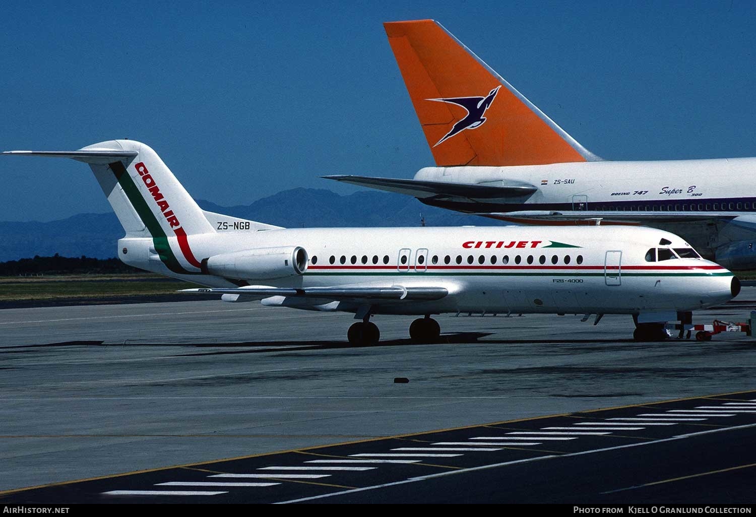 Aircraft Photo of ZS-NGB | Fokker F28-4000 Fellowship | Comair Citijet | AirHistory.net #310912