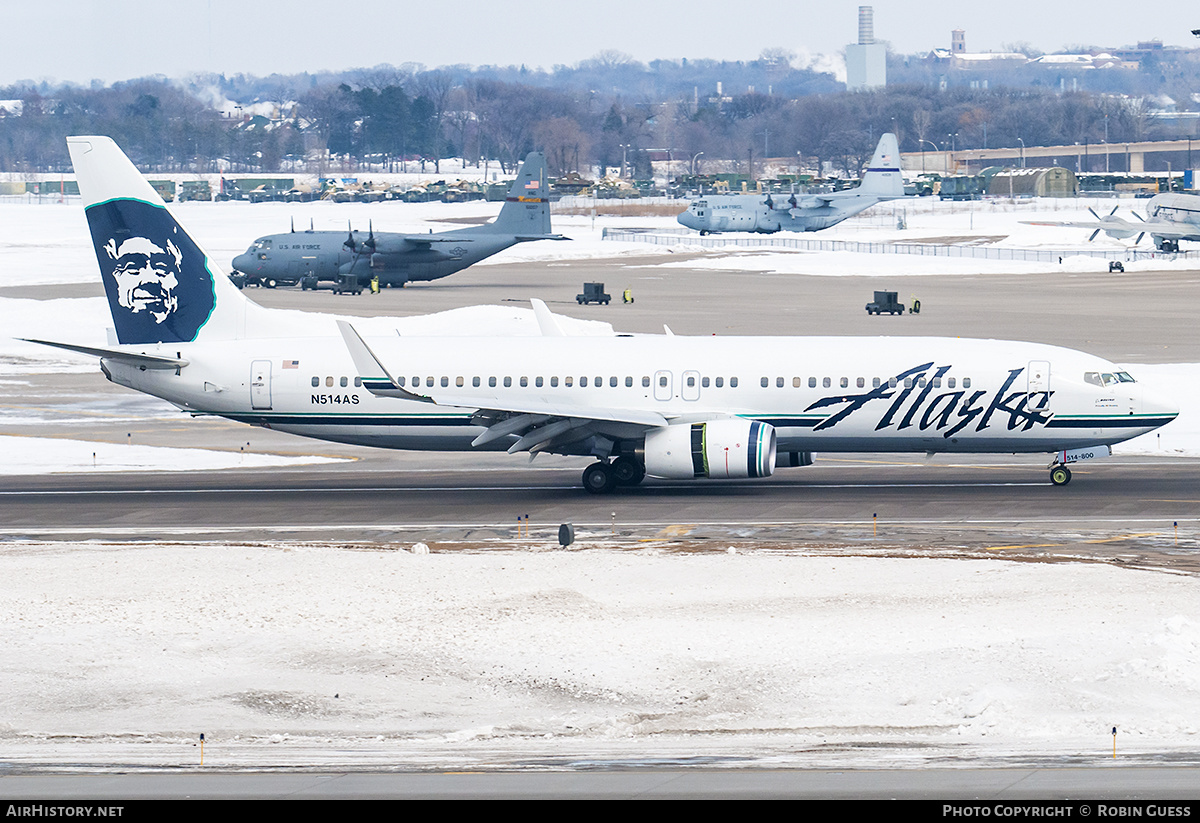 Aircraft Photo of N514AS | Boeing 737-890 | Alaska Airlines | AirHistory.net #310927