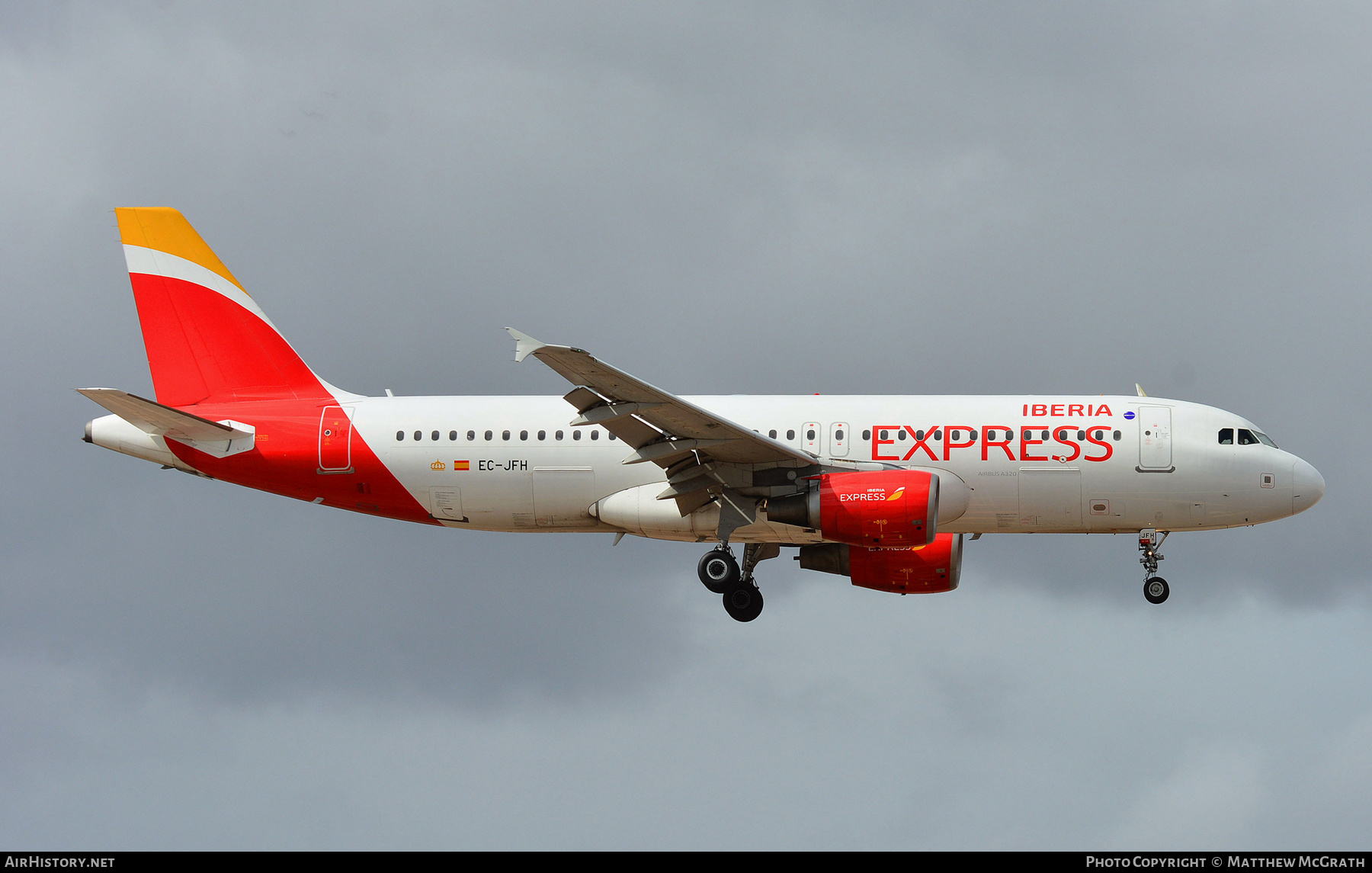 Aircraft Photo of EC-JFH | Airbus A320-214 | Iberia Express | AirHistory.net #310933