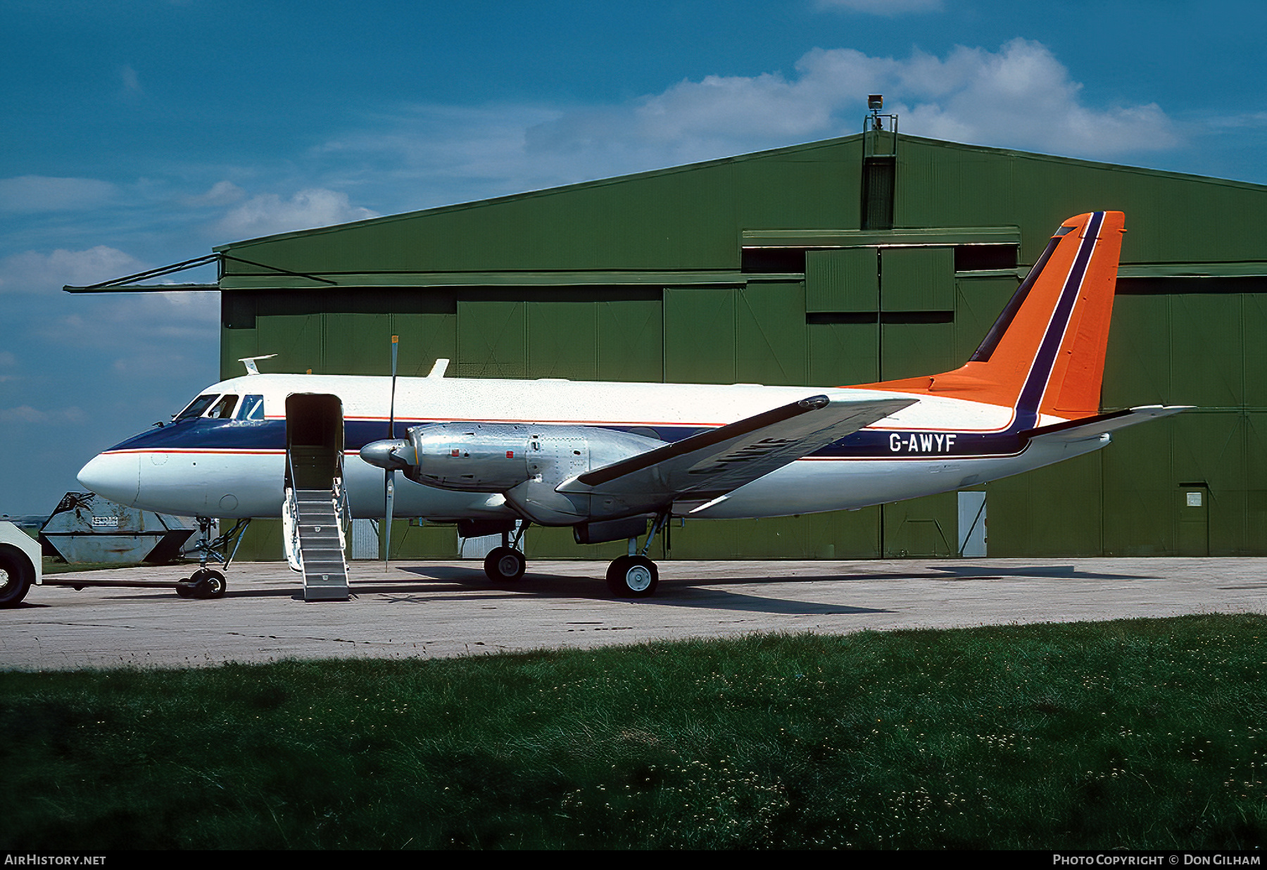 Aircraft Photo of G-AWYF | Grumman G-159 Gulfstream I | Fordair | AirHistory.net #310953