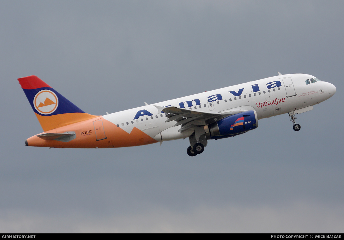 Aircraft Photo of EK32012 | Airbus A319-132 | Armavia | AirHistory.net #310954