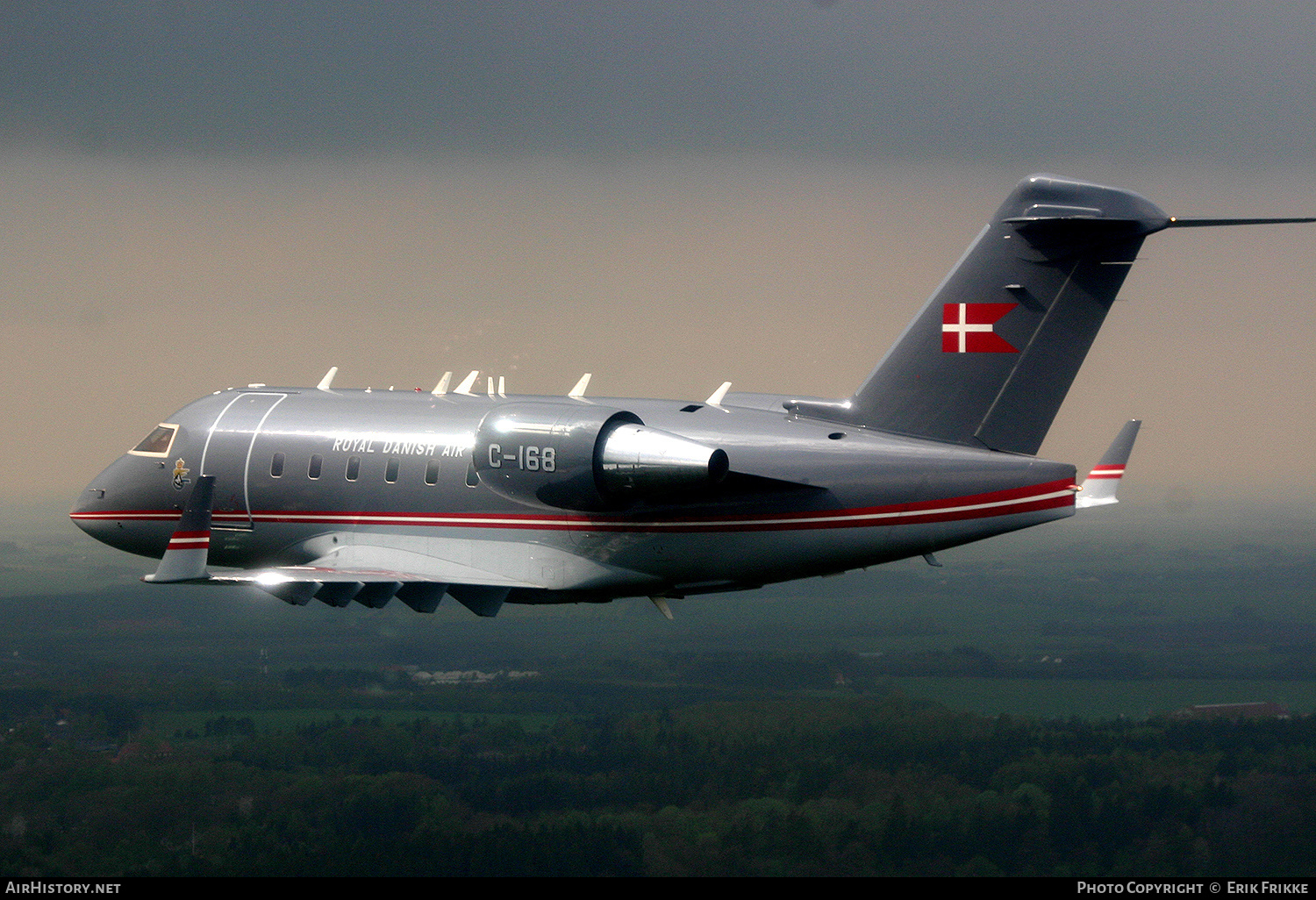 Aircraft Photo of C-168 | Bombardier Challenger 604 (CL-600-2B16) | Denmark - Air Force | AirHistory.net #310972