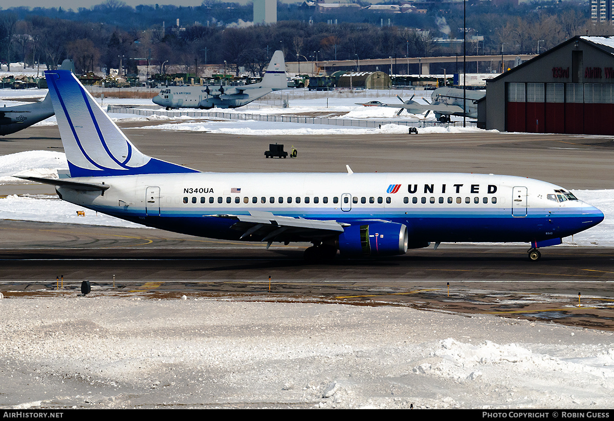 Aircraft Photo of N340UA | Boeing 737-322 | United Airlines | AirHistory.net #310984