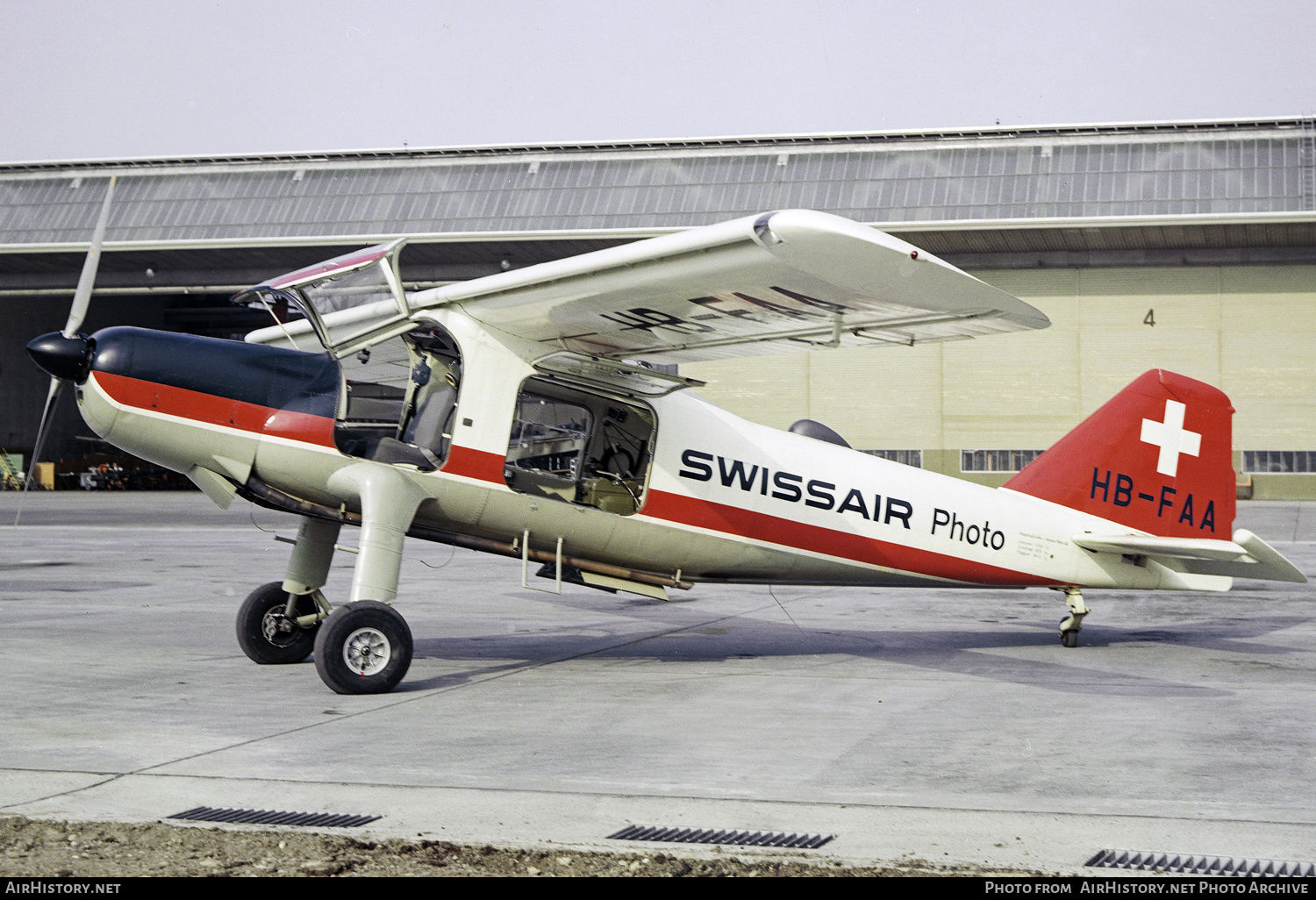 Aircraft Photo of HB-FAA | Dornier Do-27Q-4 | Swissair Photo | AirHistory.net #310990