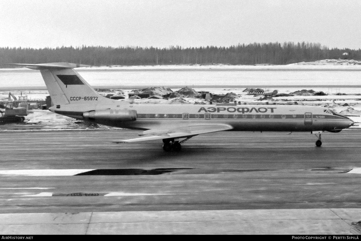 Aircraft Photo of CCCP-65972 | Tupolev Tu-134A | Aeroflot | AirHistory.net #311002