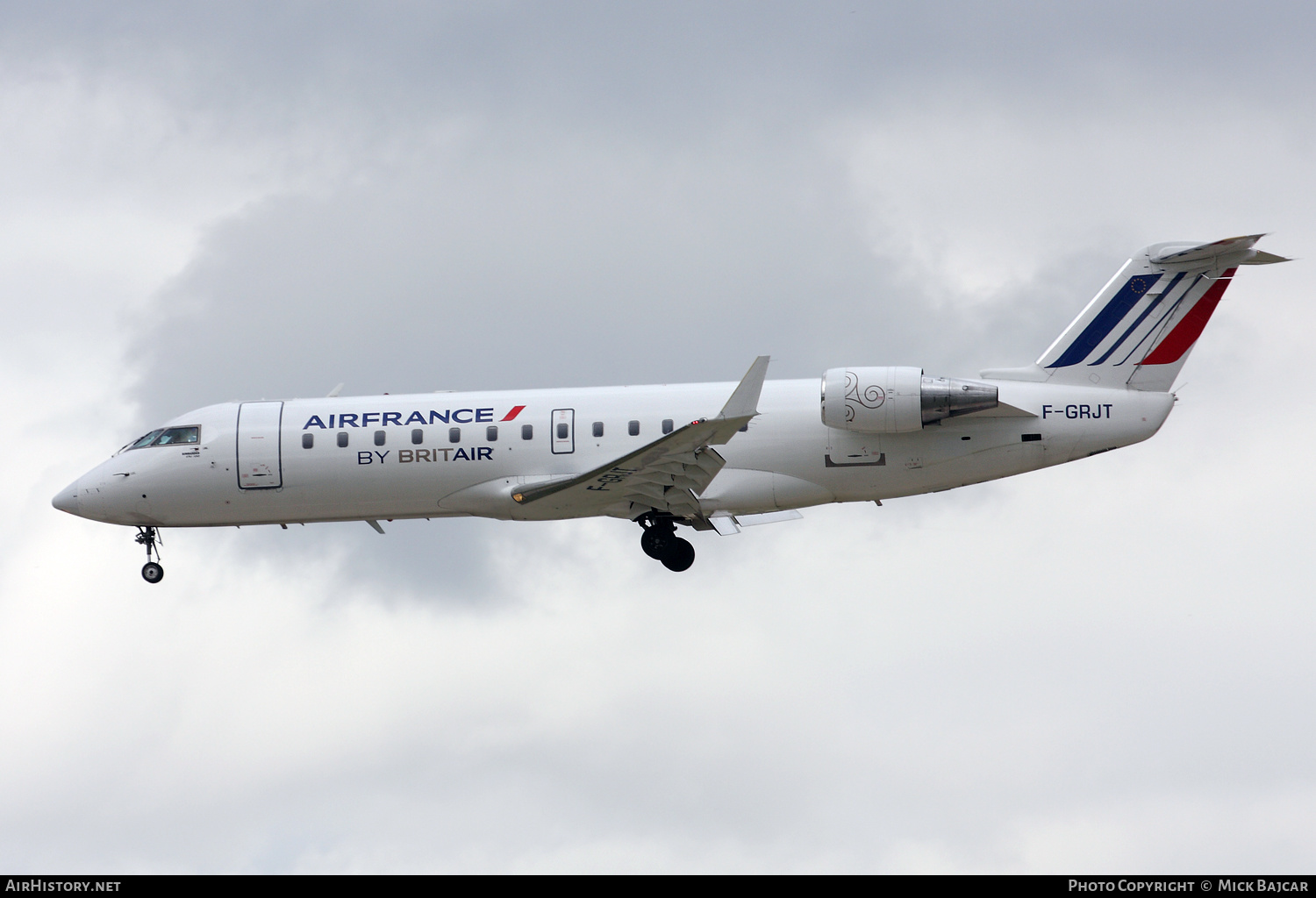 Aircraft Photo of F-GRJT | Bombardier CRJ-100ER (CL-600-2B19) | Air France | AirHistory.net #311009
