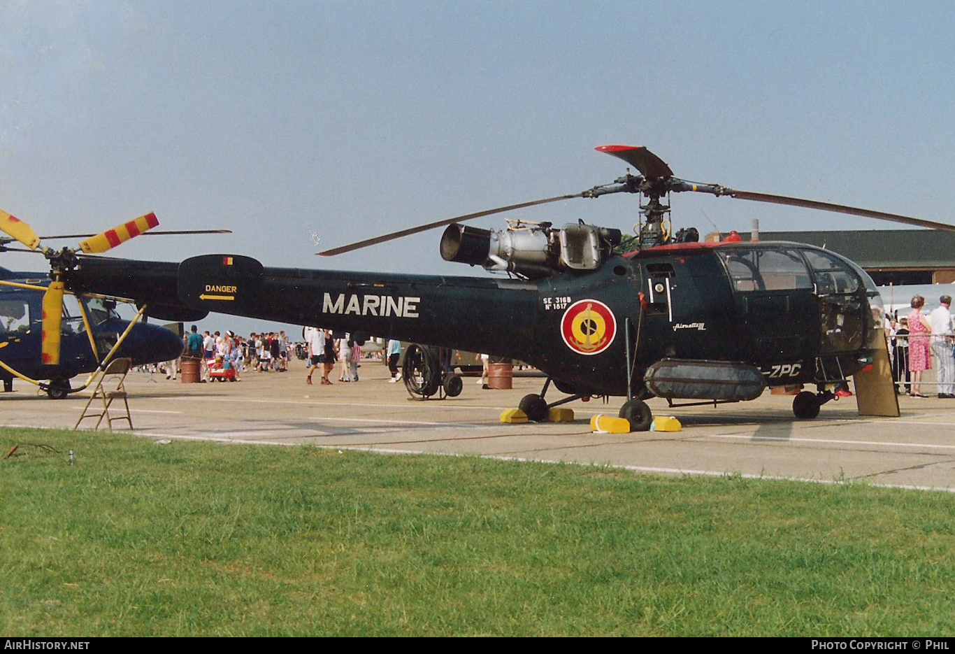 Aircraft Photo of M-3 / OT-ZPC | Aerospatiale SA-316B Alouette III | Belgium - Navy | AirHistory.net #311033